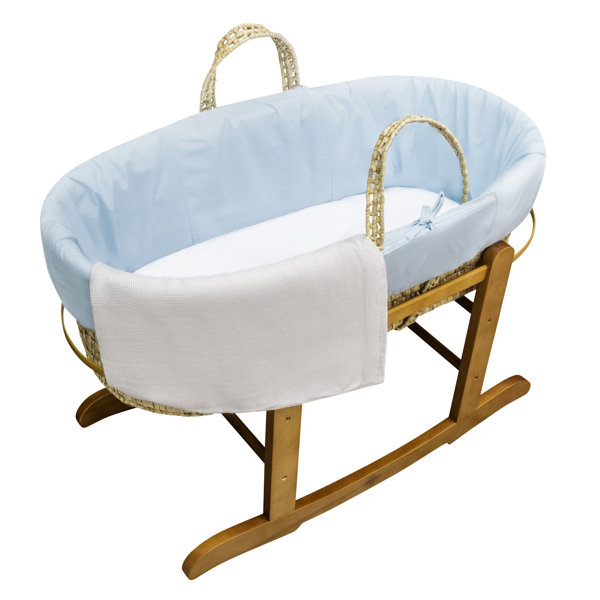 Harriet Bee Gobinda Moses Basket with Bedding and Stand Wayfair.co.uk